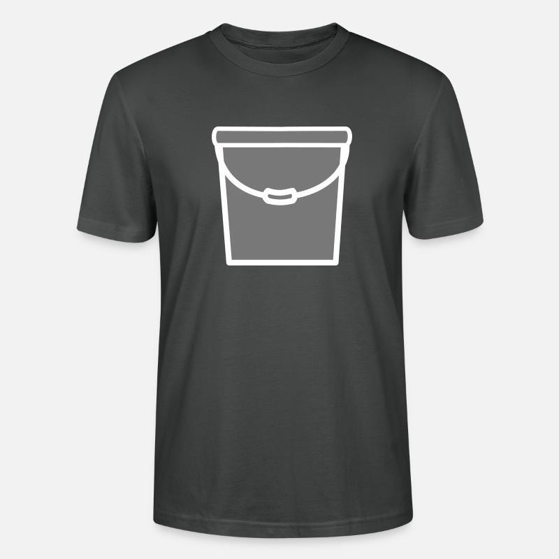 Kuebel Eimer - Stanley/Stella Unisex Bio-T-Shirt CRAFTER - Anthrazit