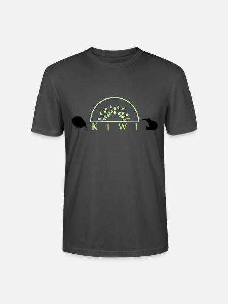 kiwi - T-shirt bio CRAFTER Stanley Stella Unisexe - charbon