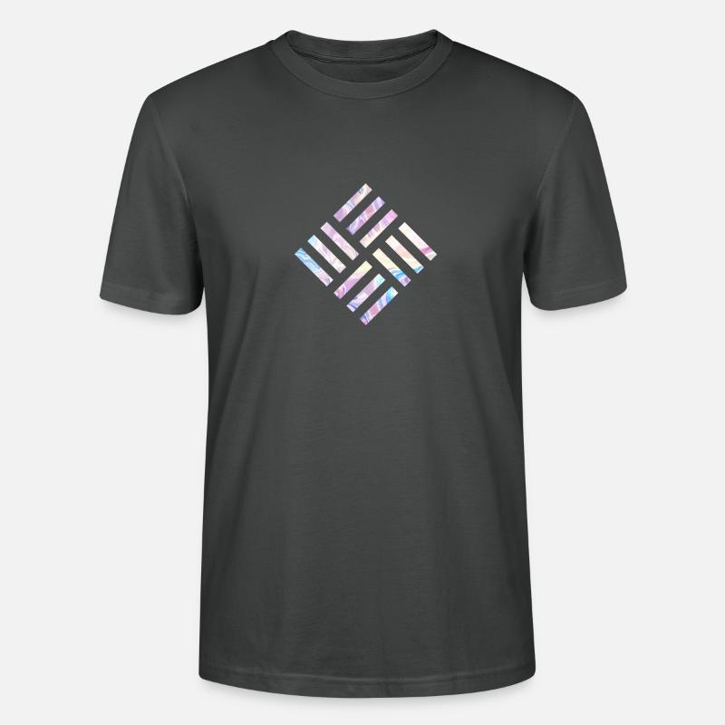 Geometrie - Stanley/Stella Unisex Bio-T-Shirt CRAFTER - Anthrazit