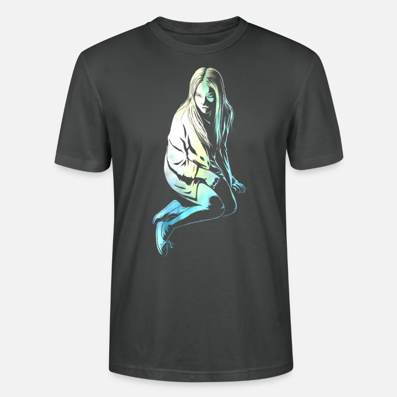 Mädchen aus Licht - Stanley/Stella Unisex Bio-T-Shirt CRAFTER - Anthrazit
