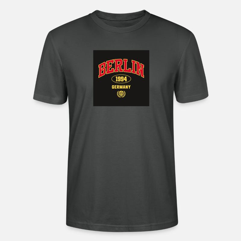 Berlin Retro 1994 Germany - Stanley/Stella Unisex Bio-T-Shirt CRAFTER - Anthrazit