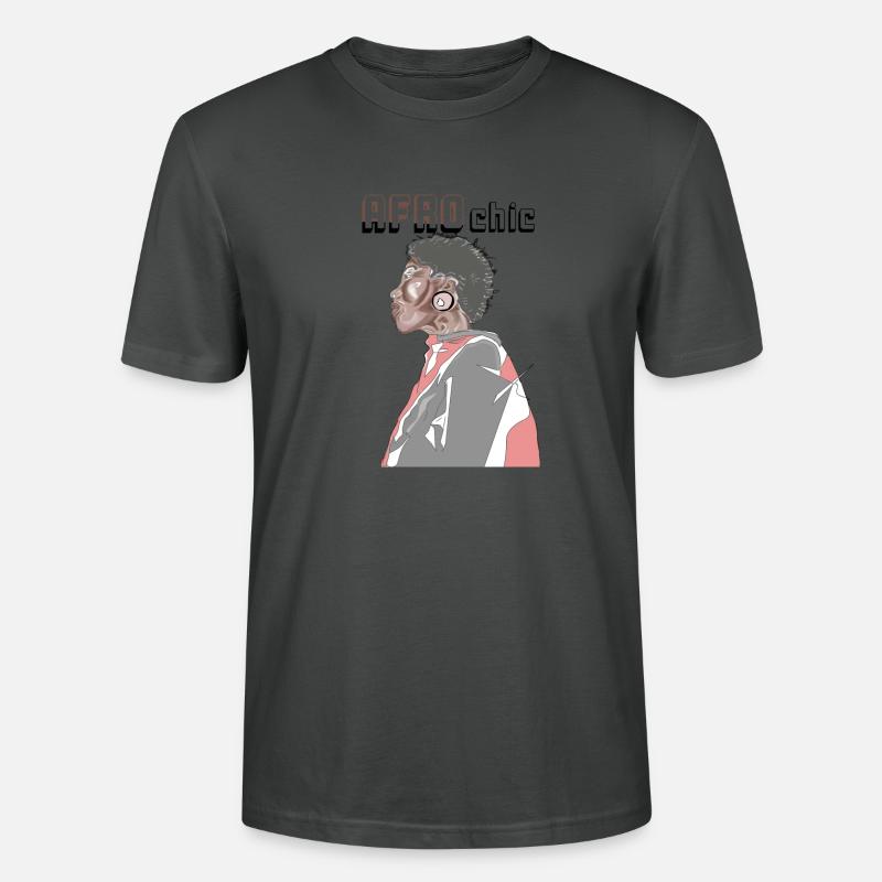 Afro-Chic - Stanley/Stella Unisex Bio-T-Shirt CRAFTER - Anthrazit