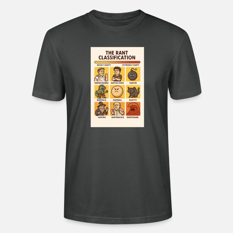 Rant Classification (English) - Stanley/Stella Unisex Bio-T-Shirt CRAFTER - Anthrazit