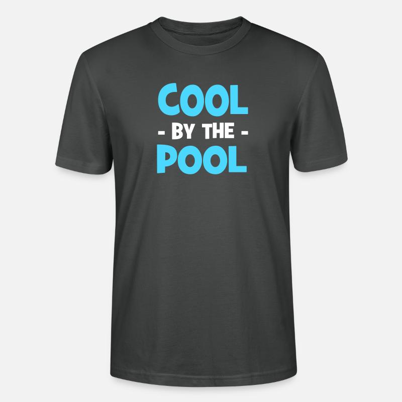 cool by the pool - Stanley/Stella Unisex Bio-T-Shirt CRAFTER - Anthrazit