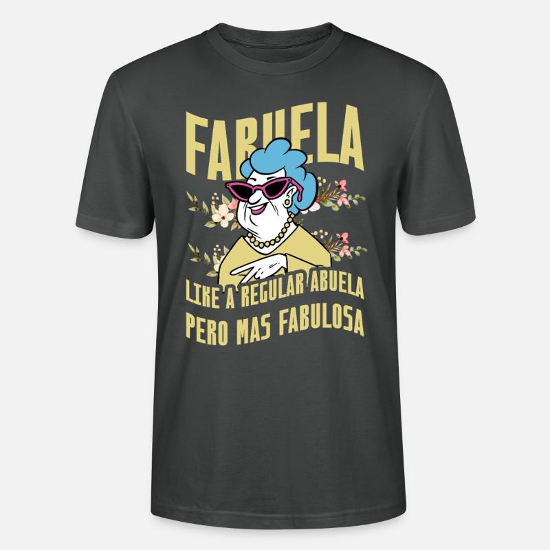 Fabuela - T-shirt bio CRAFTER Stanley Stella Unisexe - charbon