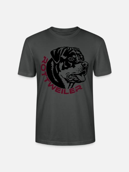 570 Rottweiler dog - Stanley/Stella CRAFTER Unisex Organic T-Shirt - anthracite