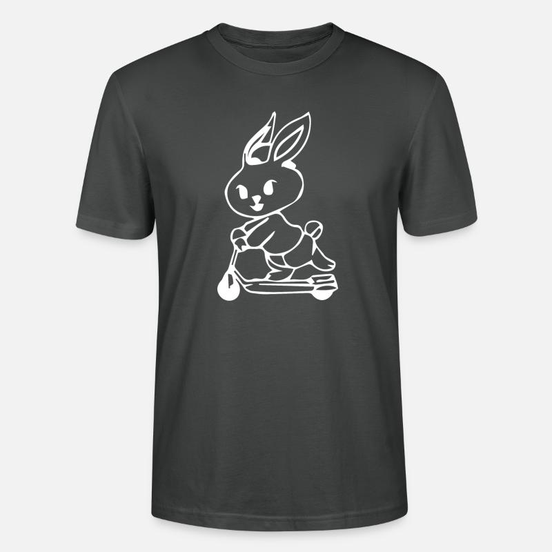 E-Scooter Roller - Stanley/Stella Unisex Bio-T-Shirt CRAFTER - Anthrazit
