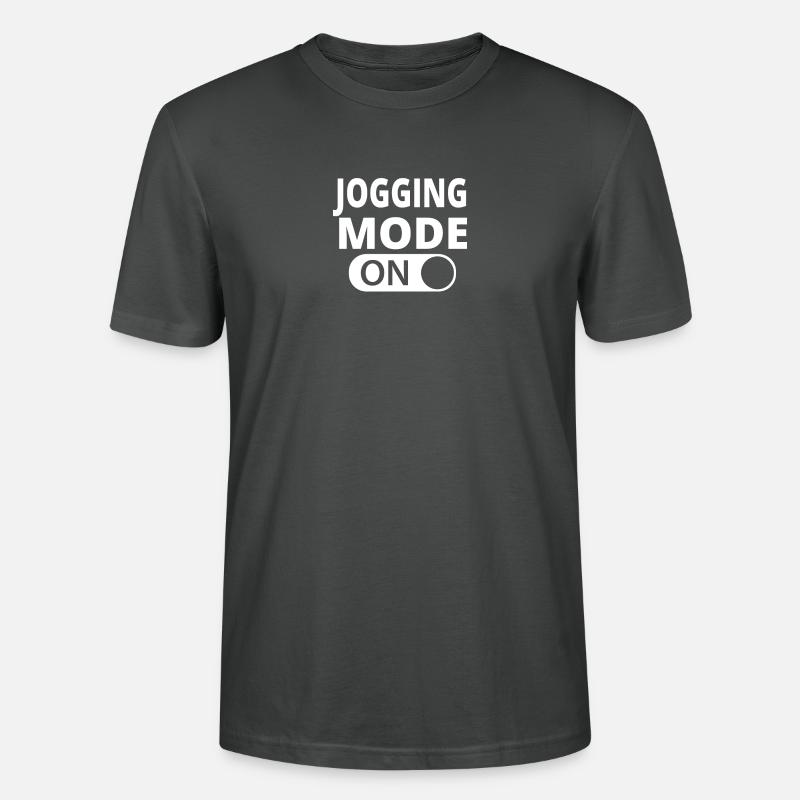 MODE ON JOGGING - Stanley/Stella Unisex Bio-T-Shirt CRAFTER - Anthrazit