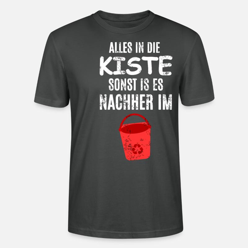Alles im Eimer - Stanley/Stella Unisex Bio-T-Shirt CRAFTER - Anthrazit