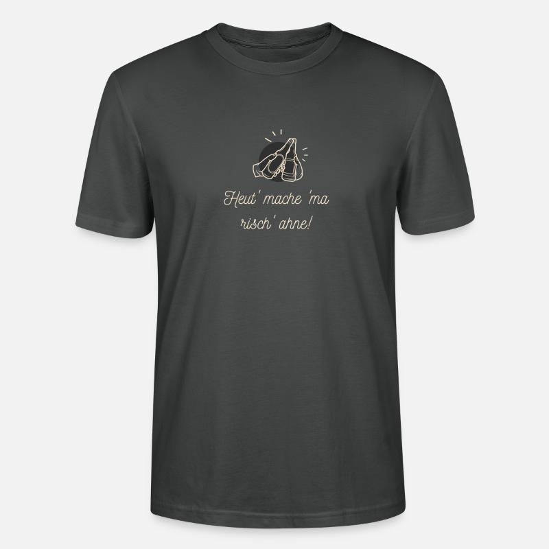 Heut'mache 'ma risch' ahne! - Stanley/Stella Unisex Bio-T-Shirt CRAFTER - Anthrazit