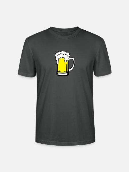 Beer - Stanley/Stella CRAFTER Unisex Organic T-Shirt - anthracite