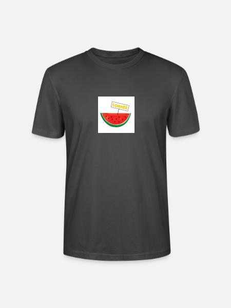 Summertime - Stanley/Stella Unisex Bio-T-Shirt CRAFTER - Anthrazit