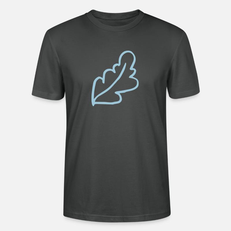 Blatt Eichenblatt - Stanley/Stella Unisex Bio-T-Shirt CRAFTER - Anthrazit