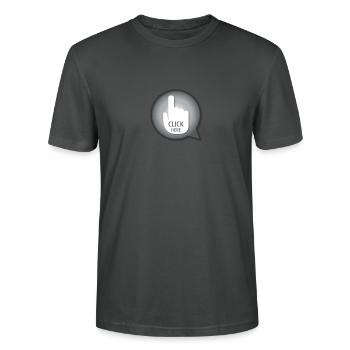CLICK HERE - T-shirt bio CRAFTER Stanley Stella Unisexe - charbon - Devant - Alina (178cm) & Michal (187cm)