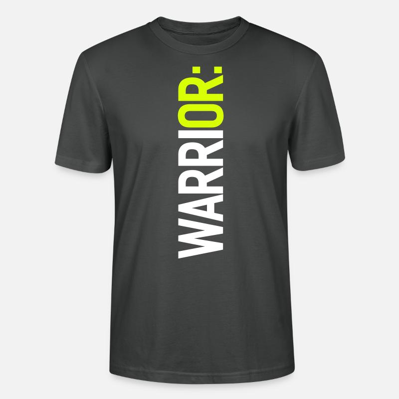 KRIEGER: (oder ich!) - Stanley/Stella Unisex Bio-T-Shirt CRAFTER - Anthrazit