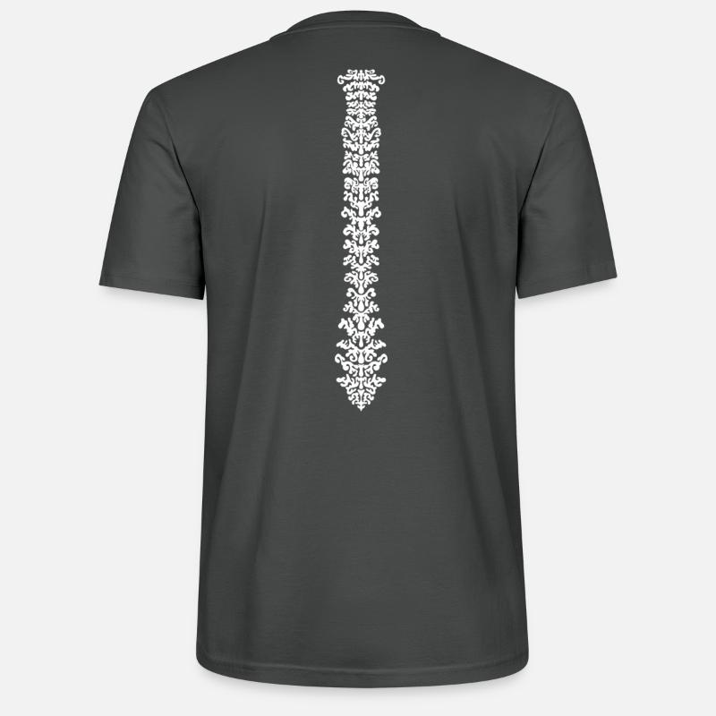 Backbone-Wirbelsäulendesign - Stanley/Stella Unisex Bio-T-Shirt CRAFTER - Anthrazit