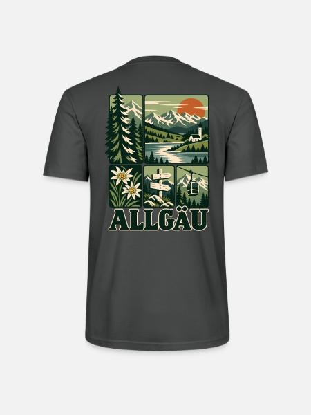 Allgäu Alpine Outdoor - Stanley/Stella Unisex Bio-T-Shirt CRAFTER - Anthrazit