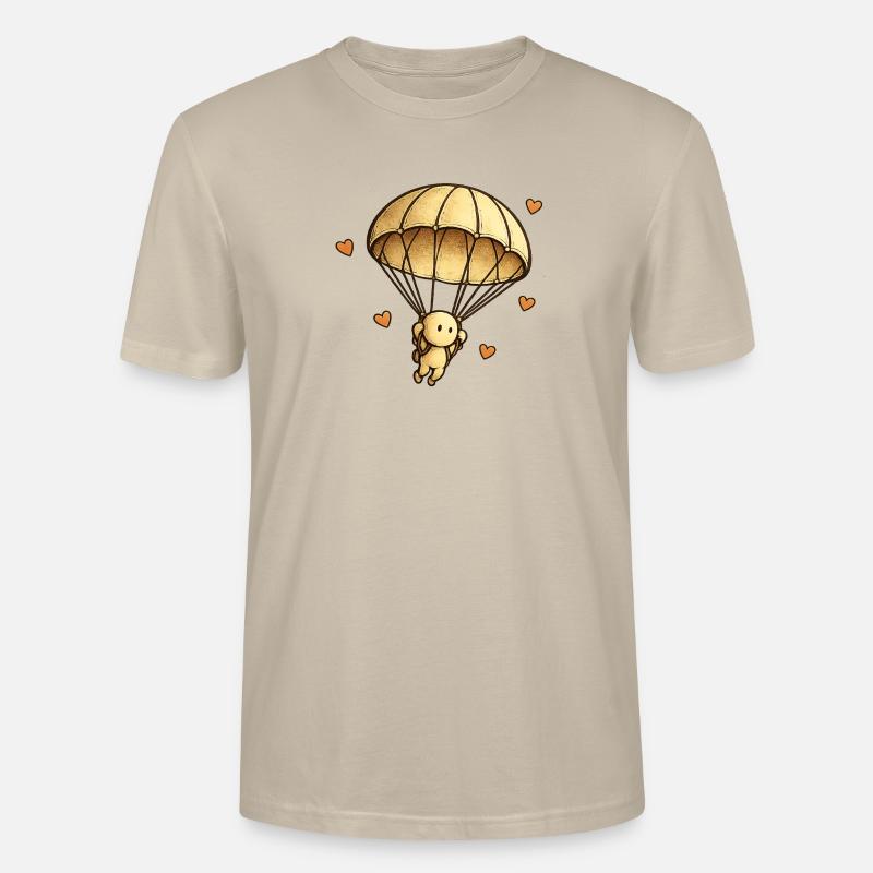 Der kleine Gedanke | Fallschirm - Stanley/Stella Unisex Bio-T-Shirt CRAFTER - Beige