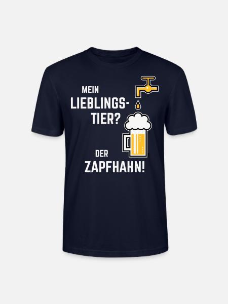XLieblingstier (Dreifarbig) - Stanley/Stella Unisex Bio-T-Shirt CRAFTER - Navy