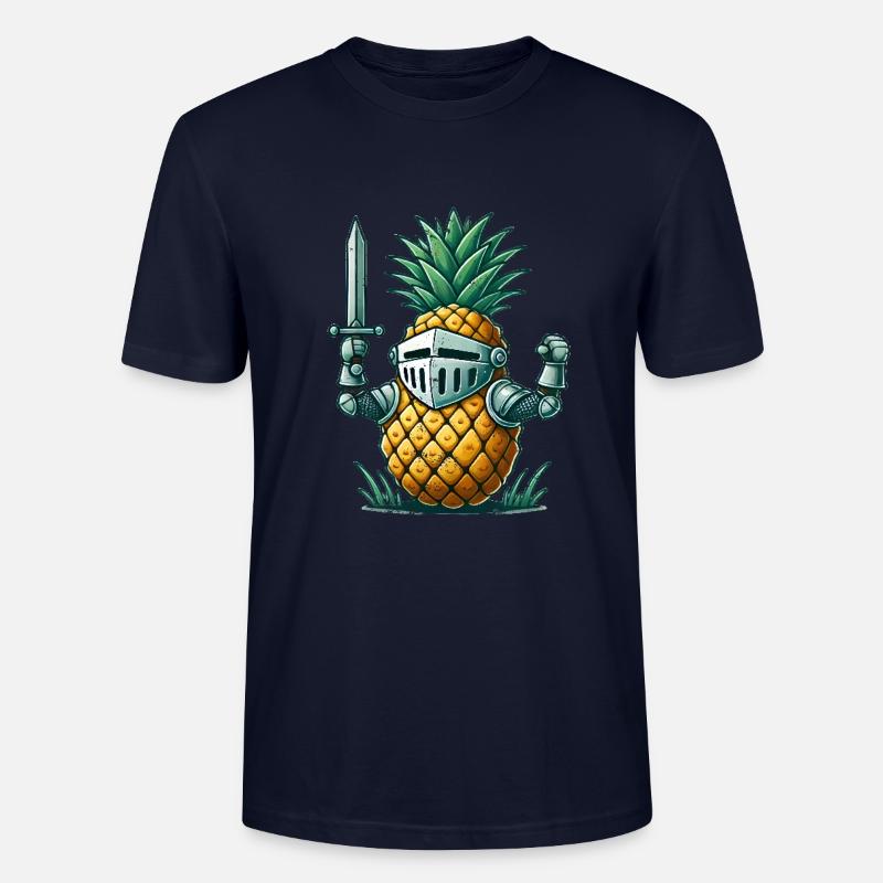Ananas Ritter - Stanley/Stella Unisex Bio-T-Shirt CRAFTER - Navy
