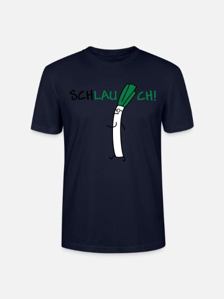 Schlauer Lauch - Stanley/Stella Unisex Bio-T-Shirt CRAFTER - Navy