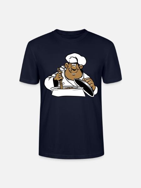 Cook comical funny - Stanley/Stella CRAFTER Unisex Organic T-Shirt - navy
