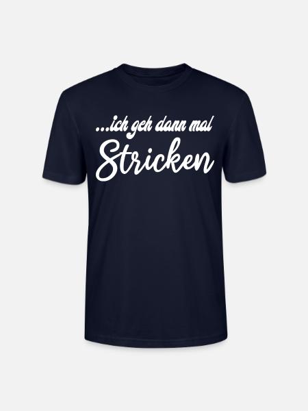 Motivierende Handlettering Grafik - Stanley/Stella Unisex Bio-T-Shirt CRAFTER - Navy