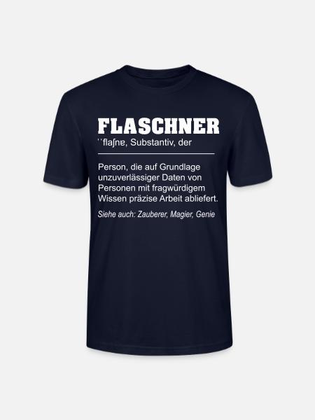 Flaschner lustige Definition - Stanley/Stella Unisex Bio-T-Shirt CRAFTER - Navy