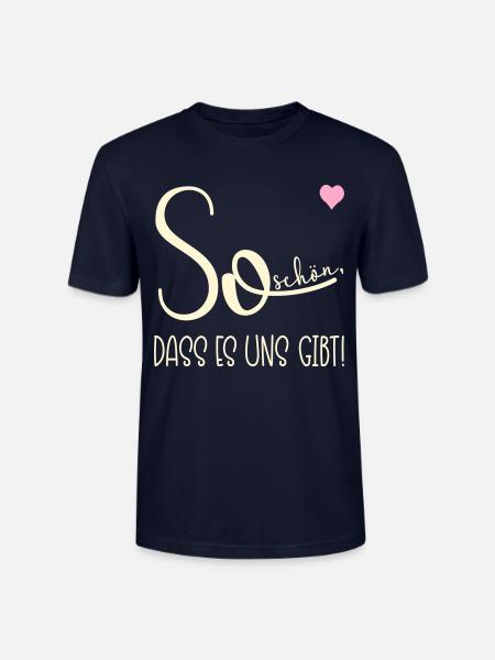 Vebundenheit Beziehung Freundschaft - Stanley/Stella Unisex Bio-T-Shirt CRAFTER - Navy