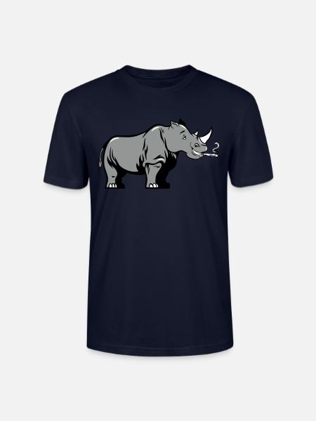 nashorn joint kiffen - Stanley/Stella Unisex Bio-T-Shirt CRAFTER - Navy
