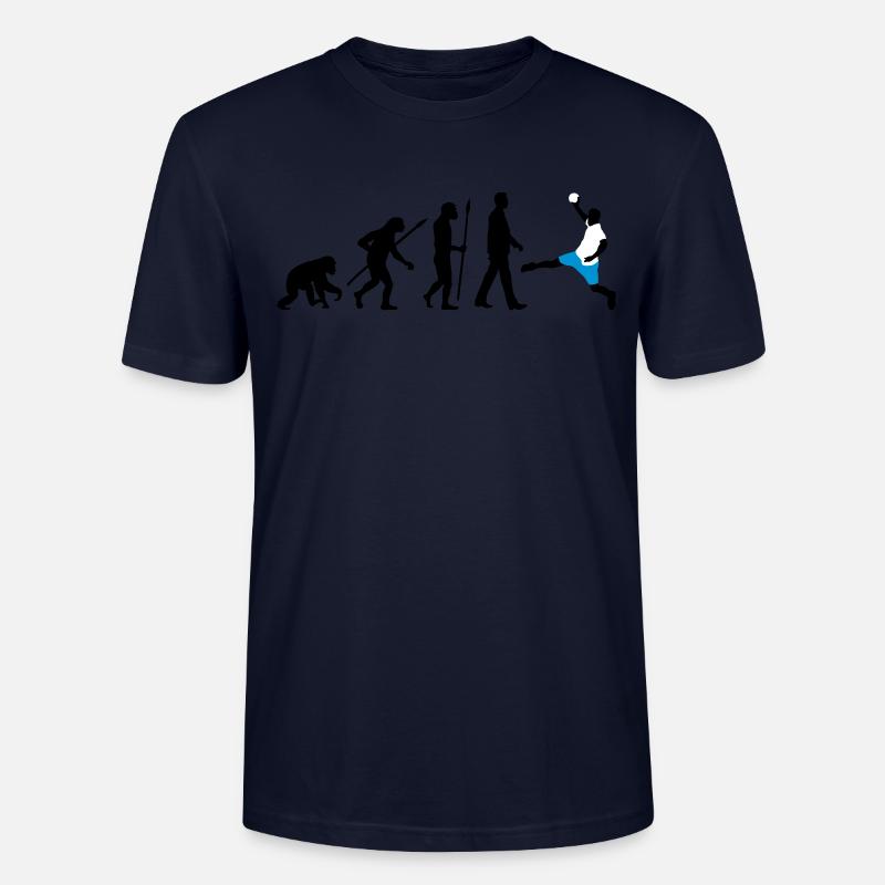 evolution_handball_102012_a_3c - Stanley/Stella Unisex Bio-T-Shirt CRAFTER - Navy