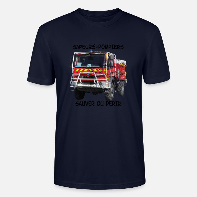 ccf speichern oder untergehen - Stanley/Stella Unisex Bio-T-Shirt CRAFTER - Navy
