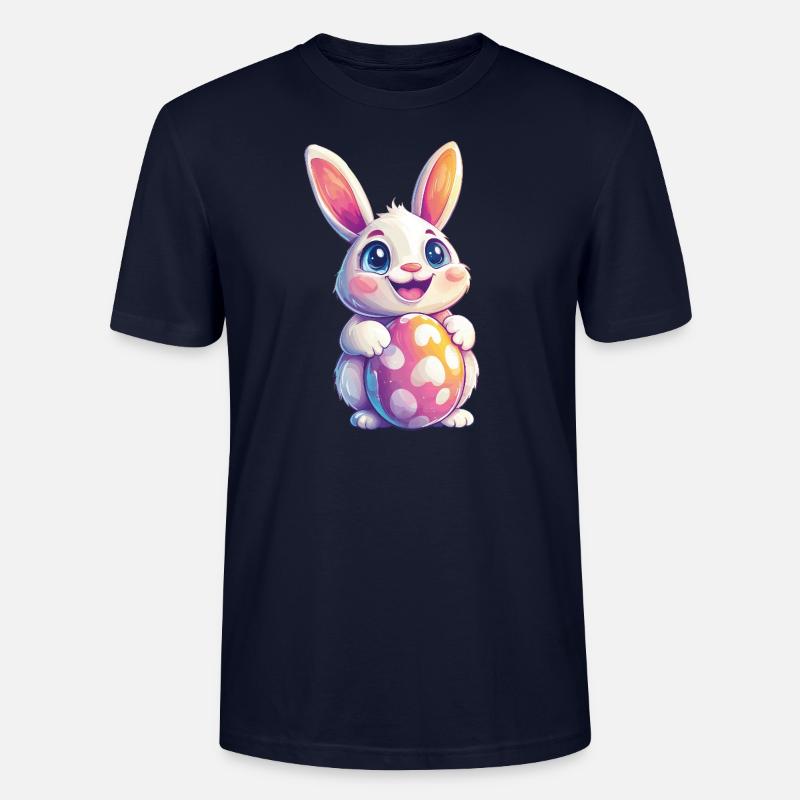 Bunny Easter Easter Bunny - Stanley/Stella CRAFTER Unisex Organic T-Shirt - navy