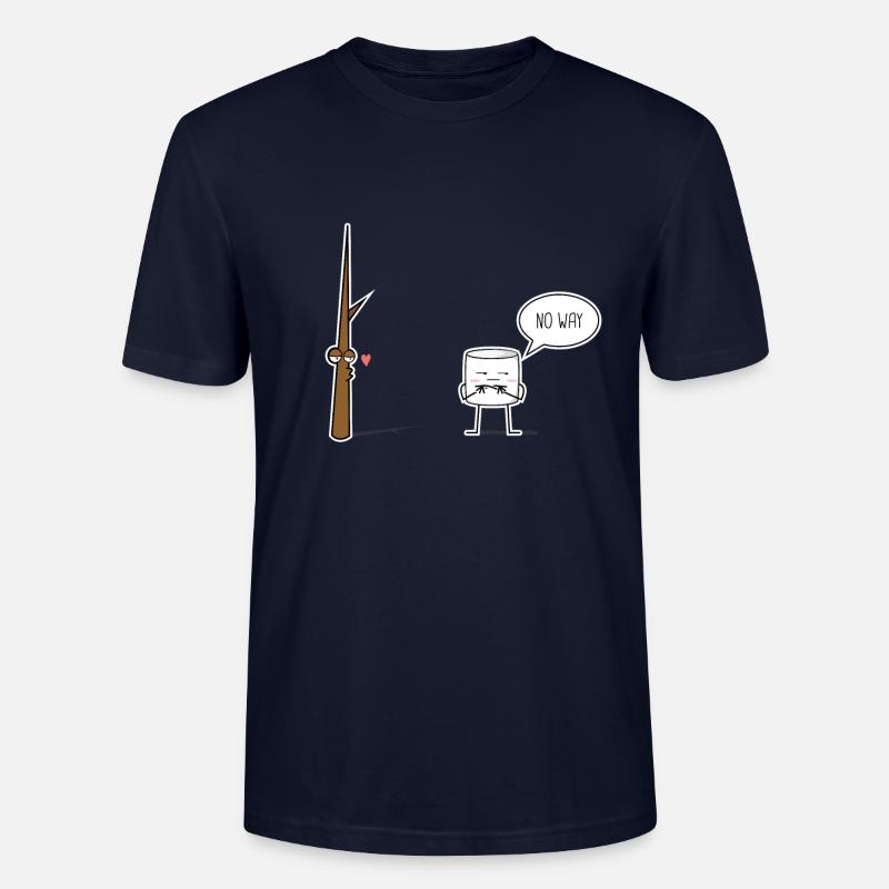 Marshmallow - Stanley/Stella Unisex Bio-T-Shirt CRAFTER - Navy