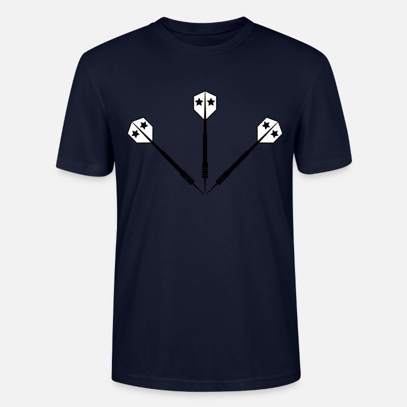 Darts Dartpfeil Dartpfeile 2c - Stanley/Stella Unisex Bio-T-Shirt CRAFTER - Navy