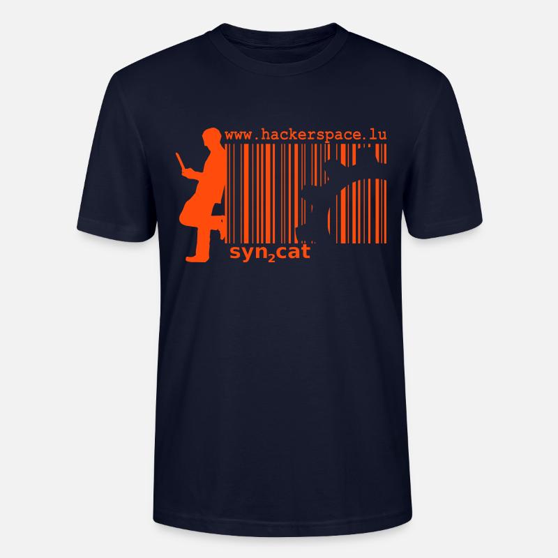 syn2cat hackerspace - Stanley/Stella Unisex Bio-T-Shirt CRAFTER - Navy
