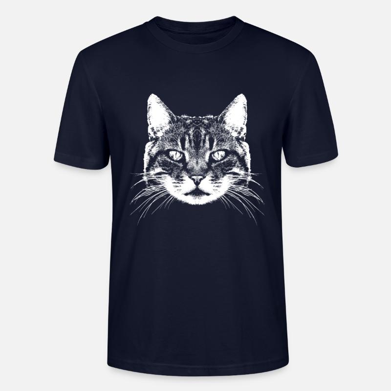 Chat / Chat / Coon principal - T-shirt bio CRAFTER Stanley Stella Unisexe - marine