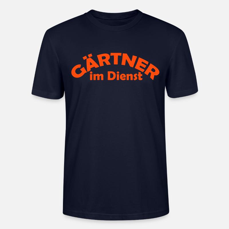 gärtner im dienst - Stanley/Stella Unisex Bio-T-Shirt CRAFTER - Navy