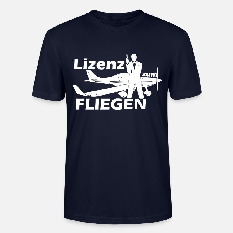 lizenz motorflug - Stanley/Stella Unisex Bio-T-Shirt CRAFTER - Navy