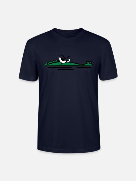 Crocodile lauren water - Stanley/Stella CRAFTER Unisex Organic T-Shirt - navy