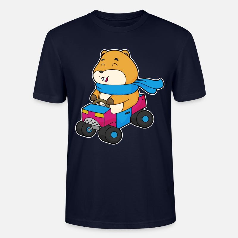 Hamster Auto - Stanley/Stella Unisex Bio-T-Shirt CRAFTER - Navy