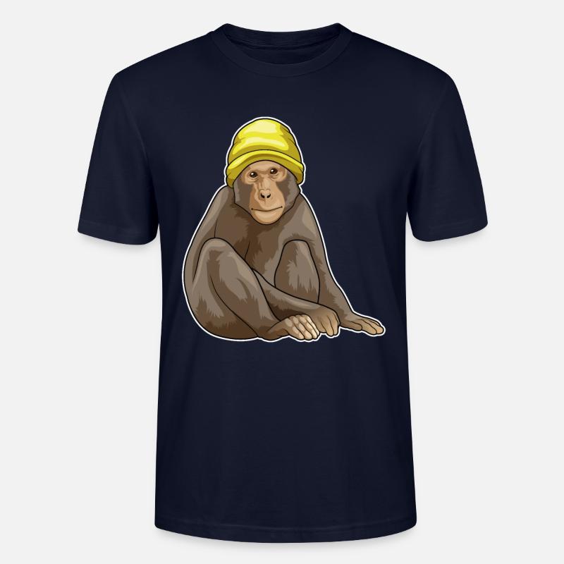 Bonnet de singe - T-shirt bio CRAFTER Stanley Stella Unisexe - marine