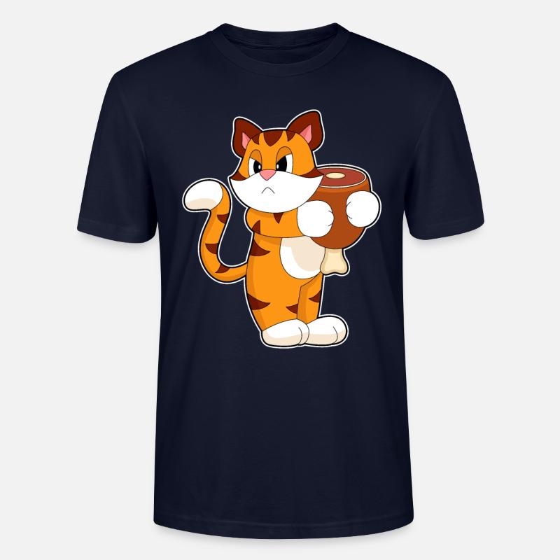 Tiger Fleisch - Stanley/Stella Unisex Bio-T-Shirt CRAFTER - Navy