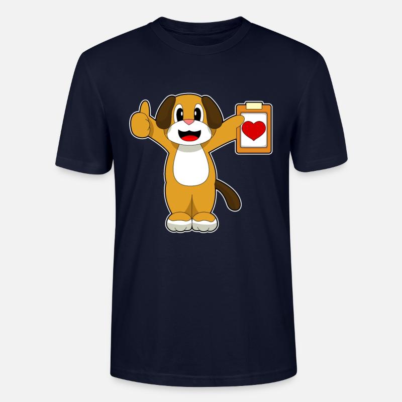 Note du médecin canin - T-shirt bio CRAFTER Stanley Stella Unisexe - marine