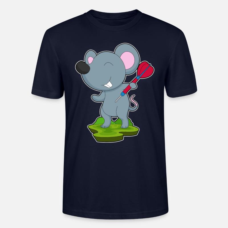 Fléchette de souris - T-shirt bio CRAFTER Stanley Stella Unisexe - marine