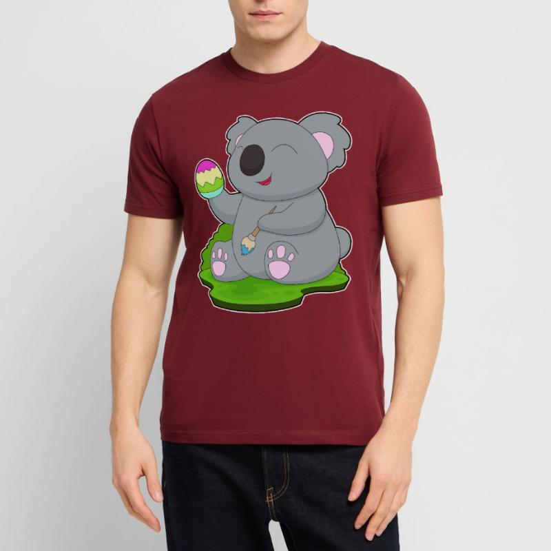 Koala Easter Easter Egg Painting Stanley/Stella CRAFTER Unisex Organic T-Shirt