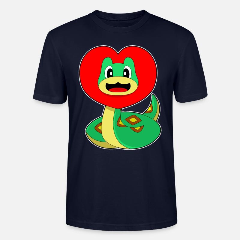 Cœur de serpent - T-shirt bio CRAFTER Stanley Stella Unisexe - marine