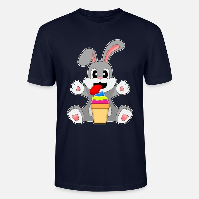 Hase Eisbecher - Stanley/Stella Unisex Bio-T-Shirt CRAFTER - Navy