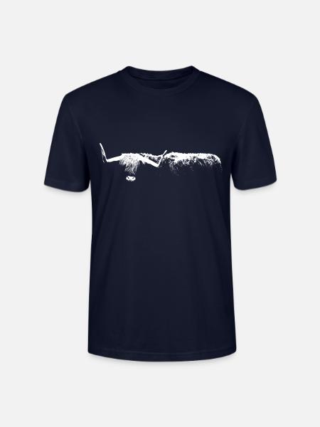 Højlandskvæg / Kvæg / Skotsk højlandskvæg - Stanley Stella CRAFTER unisex økologisk-T-shirt - marineblå