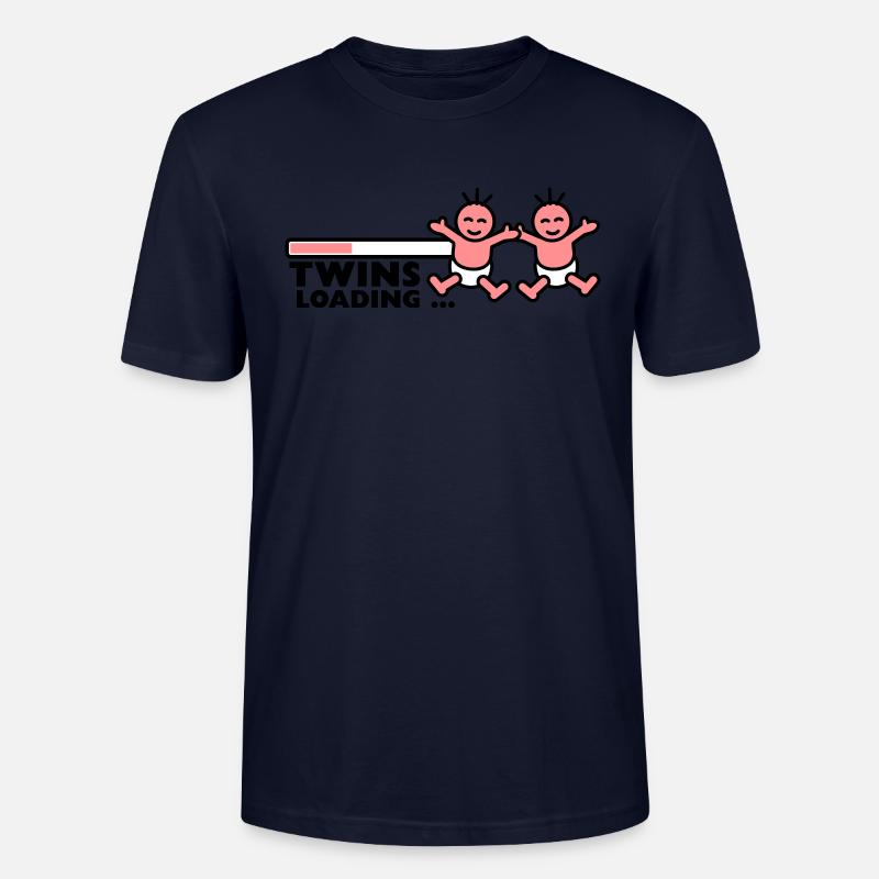 Twins Loading - T-shirt bio CRAFTER Stanley Stella Unisexe - marine